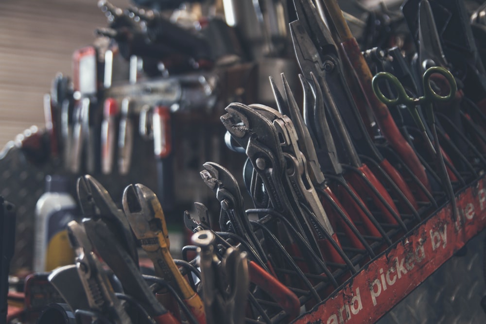 Heavy-duty professional hand tools and power tools set